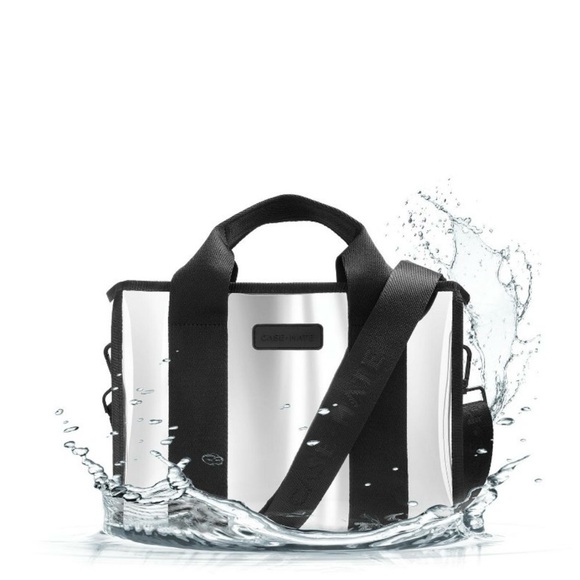 Case-Mate silver chrome zip tote bag - Picture 4 of 4